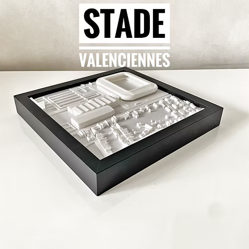 Stade du Hainaut Valenciennes 3D Idée cadeau supporter Valenciennois Made in France