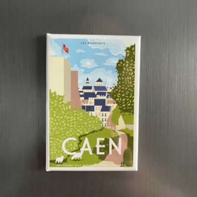 Magnet Caen Calvados l'œil bleu souvenir souvenirs normandie manche