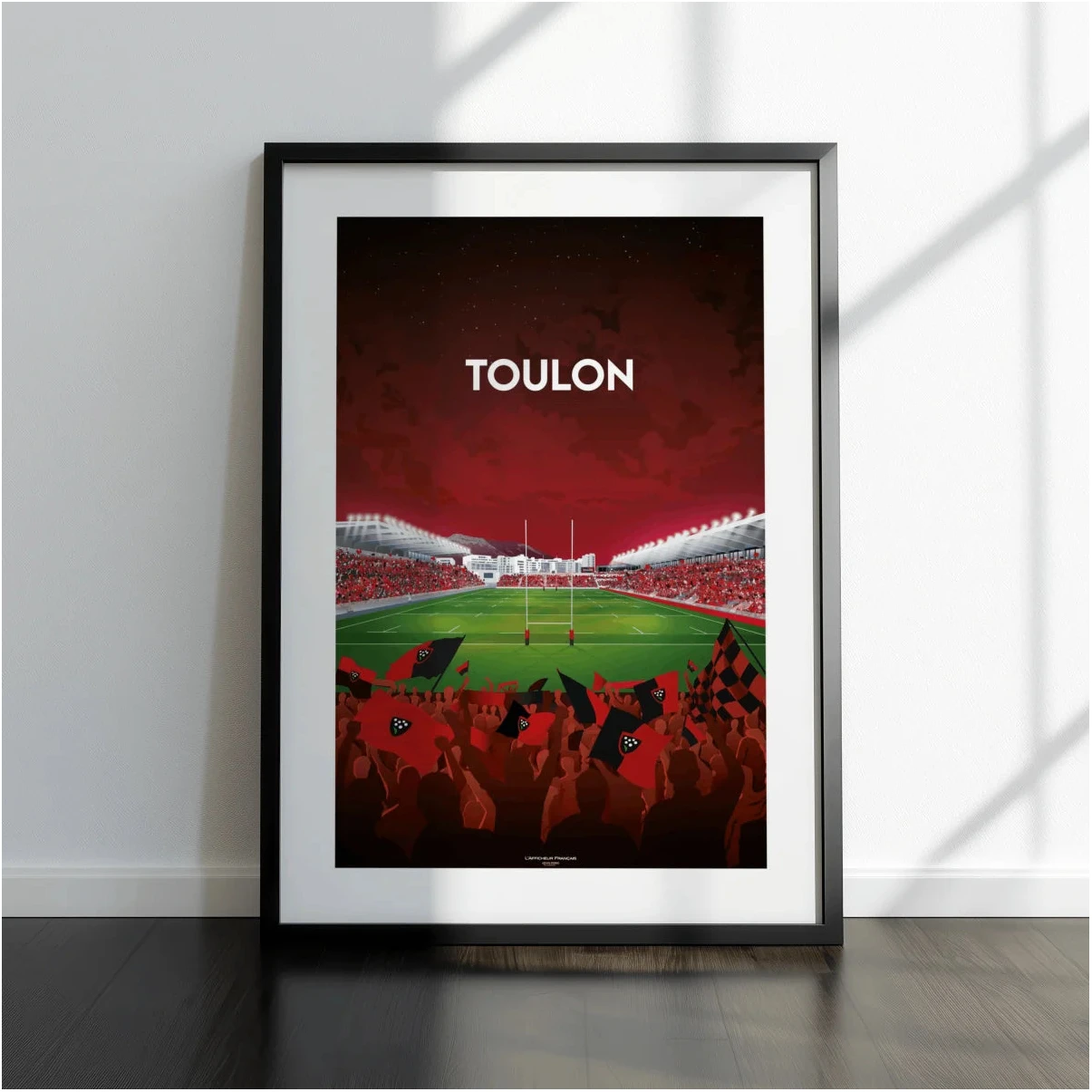 Stade de rugby de Toulon Mayol idée cadeau 100% made in France L'afficheur français