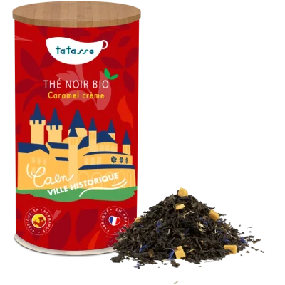 Thé vrac caen normandie caramel souvenirs normandie 100% made in france