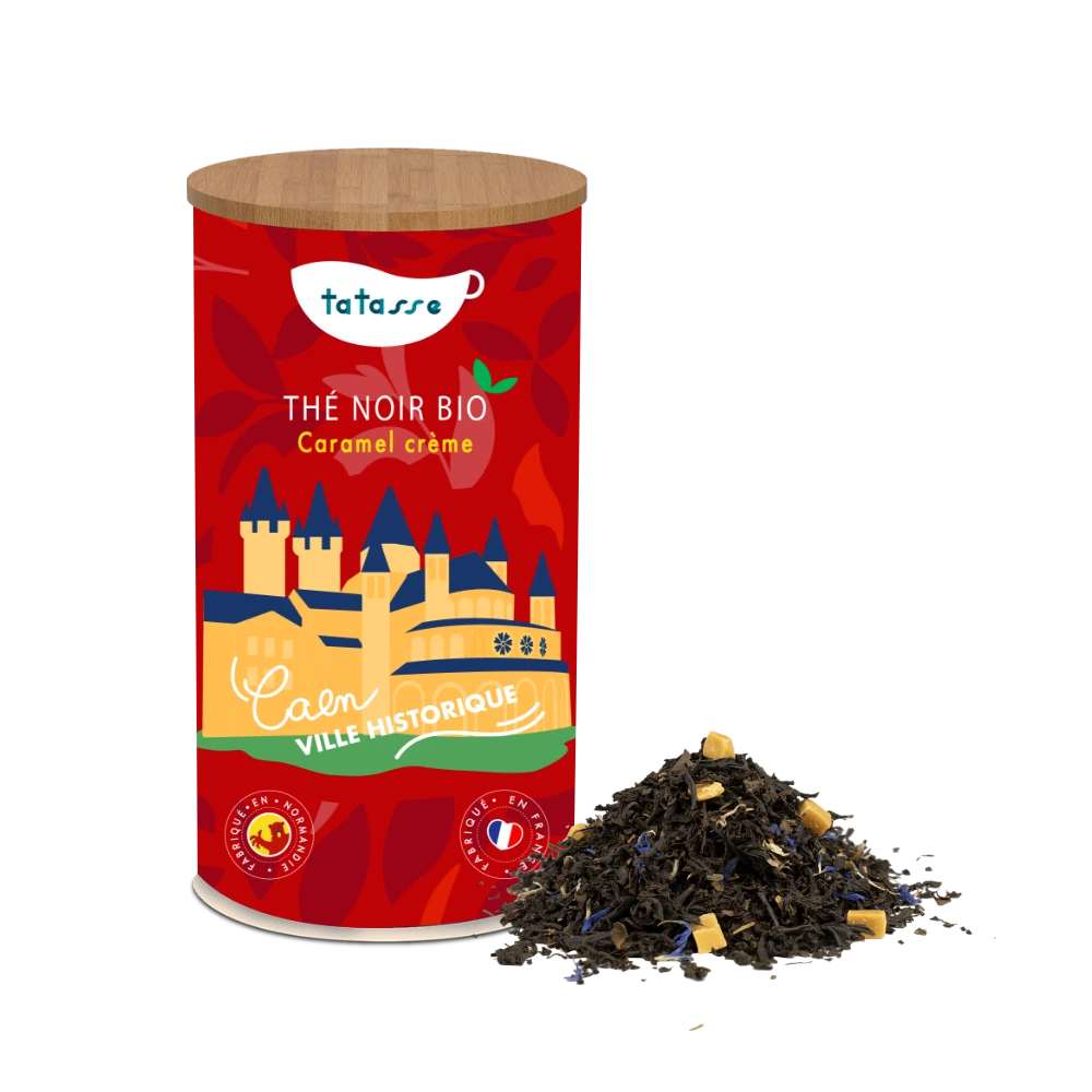 Thé vrac caen normandie caramel souvenirs normandie 100% made in france