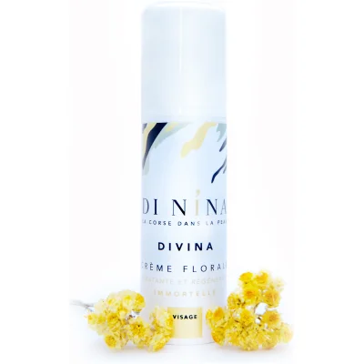 creme visage fleur d'immortelle cosmétiques Di Nina Souvenirs 100% Made in France