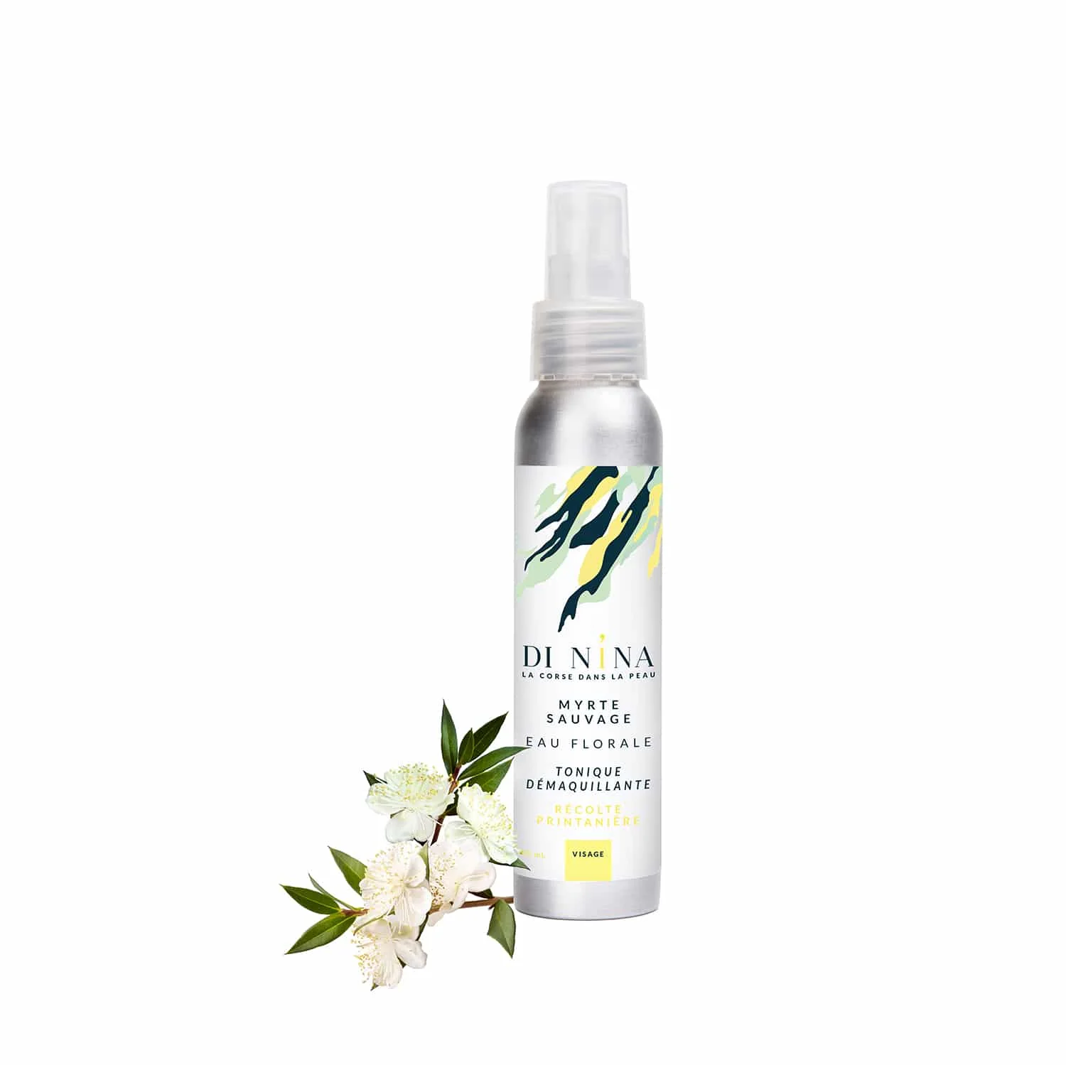 eau florale tonifiante Myrte Di Nina cosmétiques 100% Made in France