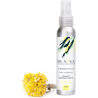eau florale tonique démaquillante Di Nina cosmétiques Corse Souvenirs 100% Made in France