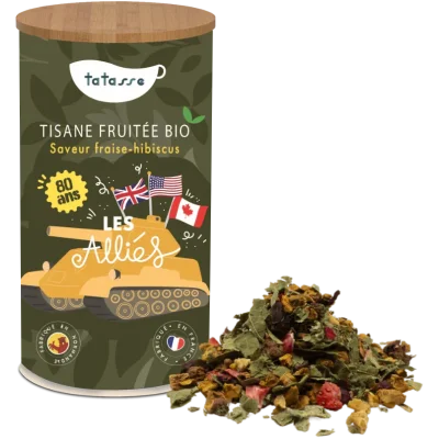Tisane bio vrac d-day débarquement normandie souvenirs 100% made in france