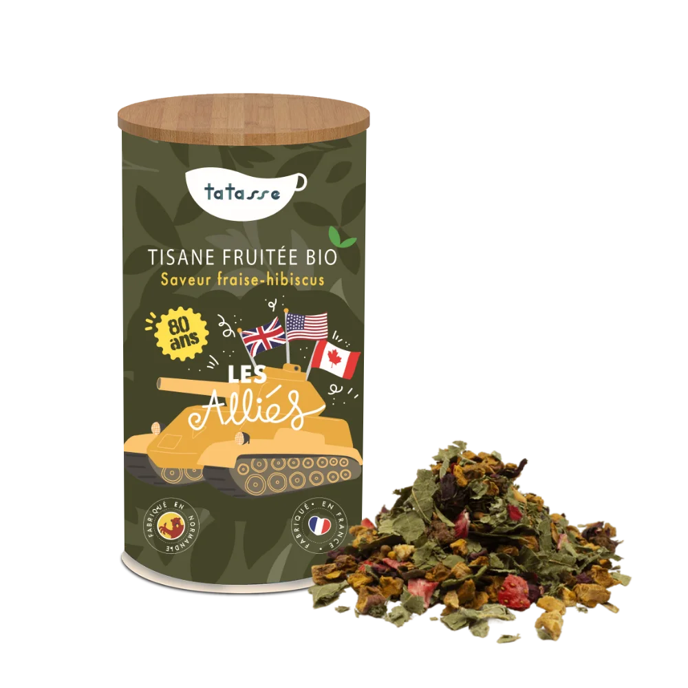 Tisane bio vrac d-day débarquement normandie souvenirs 100% made in france