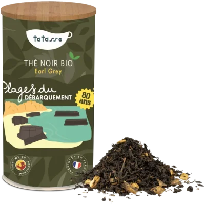 Thé bio vrac d-day débarquement normandie souvenirs 100% made in france