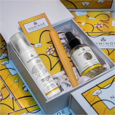 Coffret Nominoë soins bretons criste marine blé noir souvenirs bretagne 100% made in france
