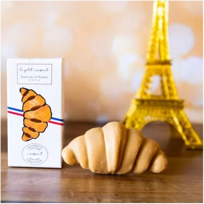Savonnette croissant odeur forme idée cadeau souvenir souvenirs 100% made in France idée cadeau touriste