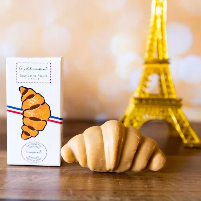 Savonnette croissant odeur forme idée cadeau souvenir souvenirs 100% made in France idée cadeau touriste