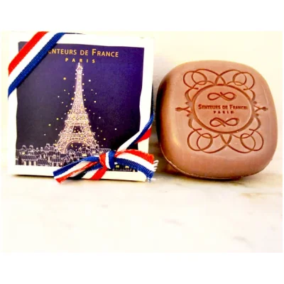 Savon Savonnette savon ambre tour eiffel Paris france idée cadeau senteurs de France idées cadeaux 100% made in France souvenir souvenirs touriste french touch