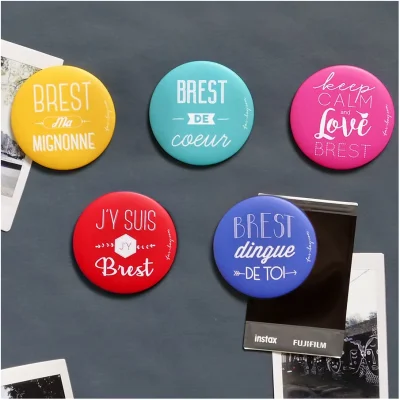 Magnet Brest lot 5 souvenir souvenirs bretagne Idée cadeau 100% Made in France Far Bay editions