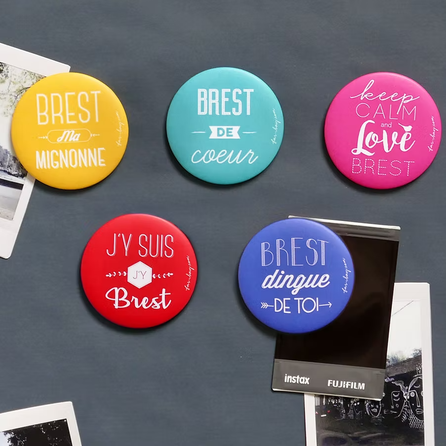 Magnet Brest lot 5 souvenir souvenirs bretagne Idée cadeau 100% Made in France Far Bay editions