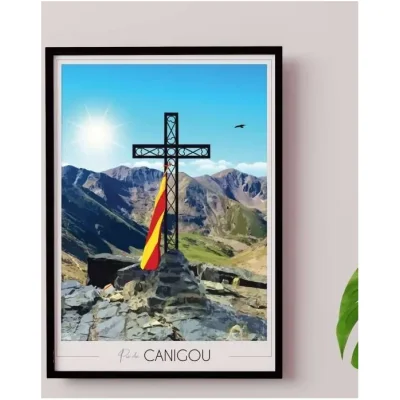 Pic du canigou Occitanie Pyrénées Orientales Foliove SOUVENIRS 100% Made in France