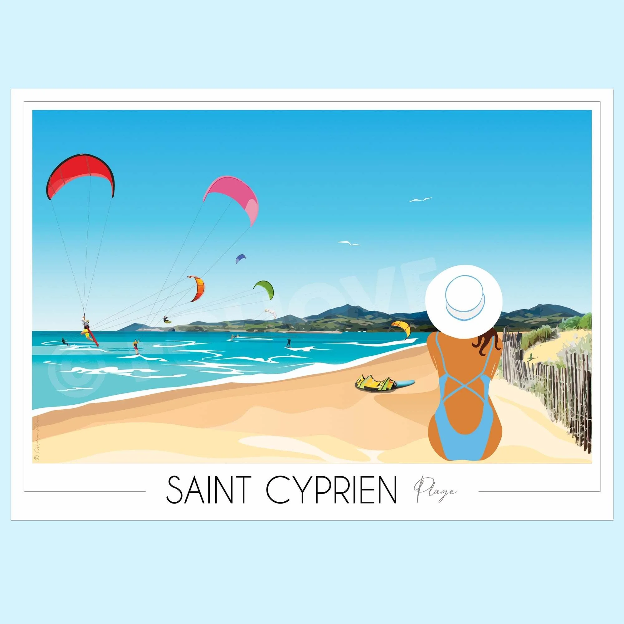 Affiche Saint Cyprien - Plage – Bild 3