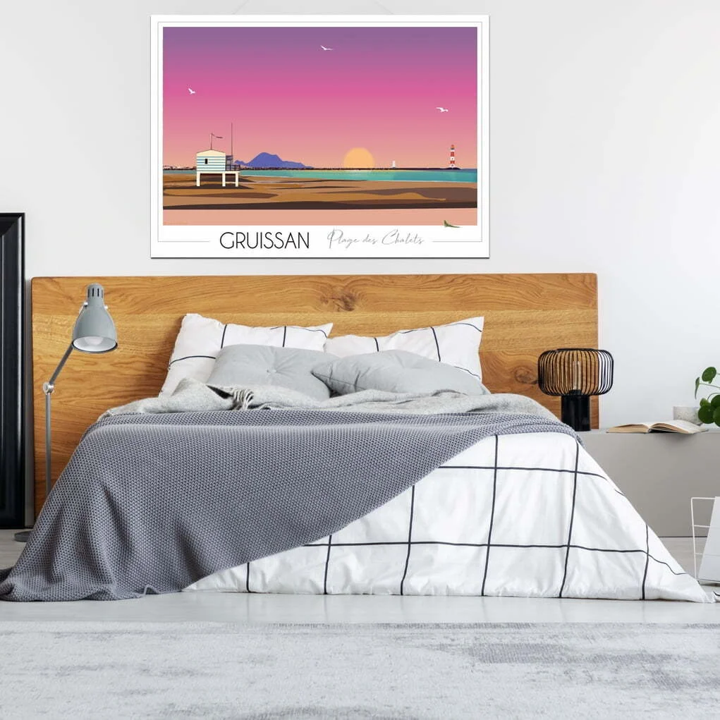 Affiche de Gruissan – Plage des Chalets - Imagen 3