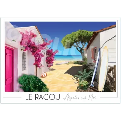 Place le Racou Argelès sur Mer Occitanie Pyrénées Orientales Foliove SOUVENIRS 100% Made in France