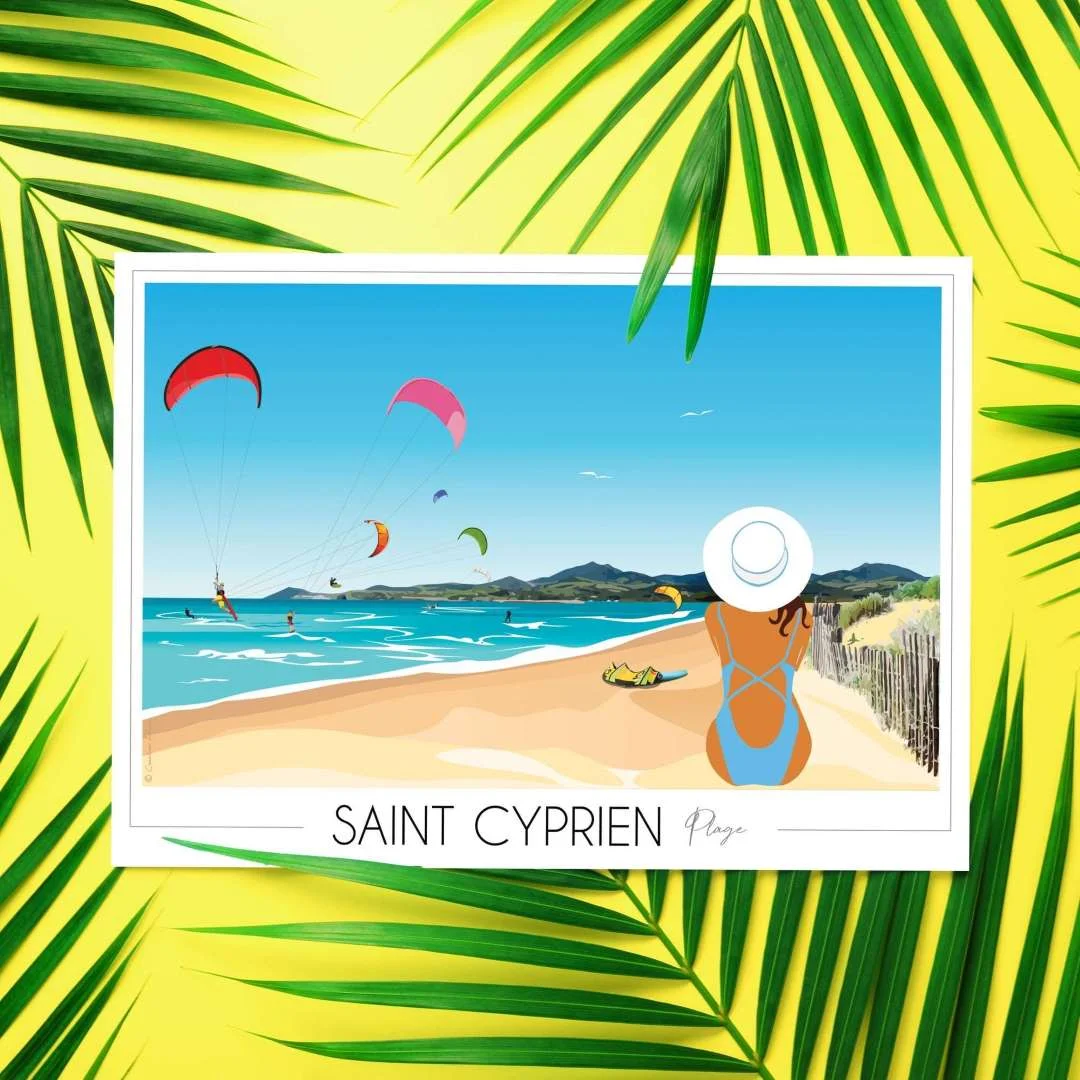 Affiche Saint Cyprien - Plage – Bild 2
