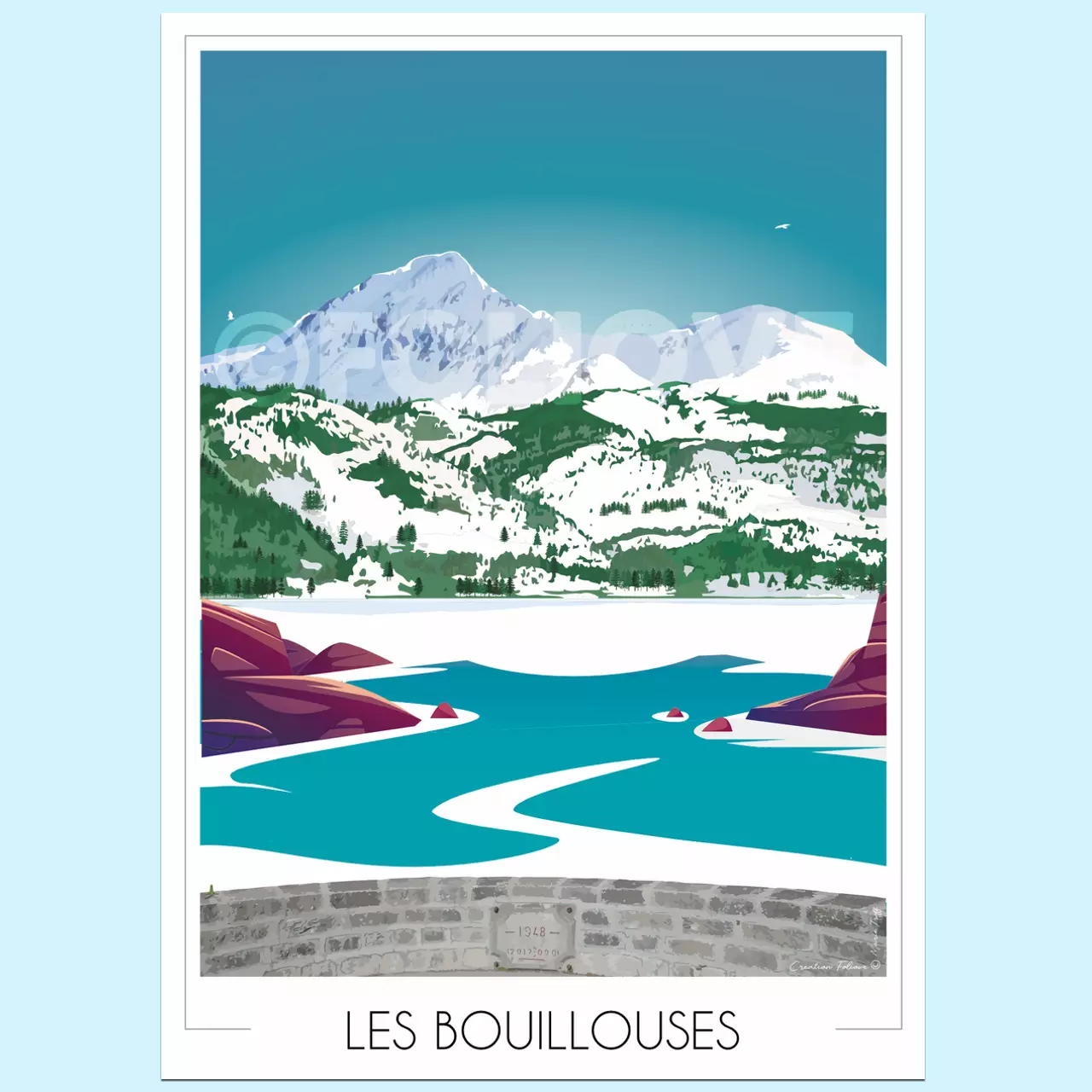 Affiche Font Romeu - Lac des Bouillouses - Image 3