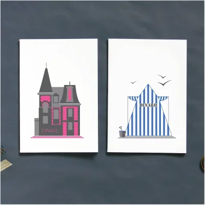 Cahiers lot Dinard souvenir souvenirs bretagne Idée cadeau 100% Made in France Far Bay editions