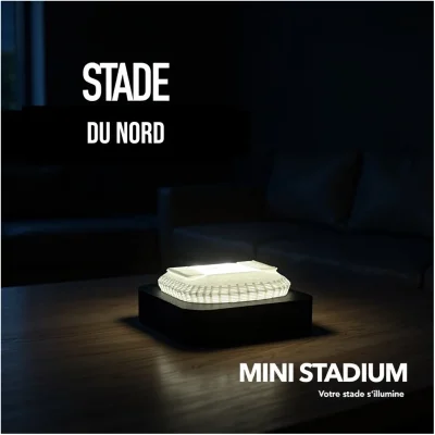 Mini stade du Nord de la France Lille - Hauts de France Wall cities SOUVENIRS 100% Made in France