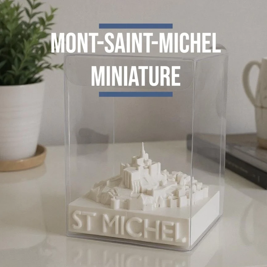 Mont Saint Michel Miniature 3D souvenir souvenirs 100% made in france fabrication française wall cities