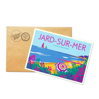 Jard-sur-Mer Plage du Boisvinet pays de la loire déco souvenir souvenirs made in France fabrication française Le Beau Bazar