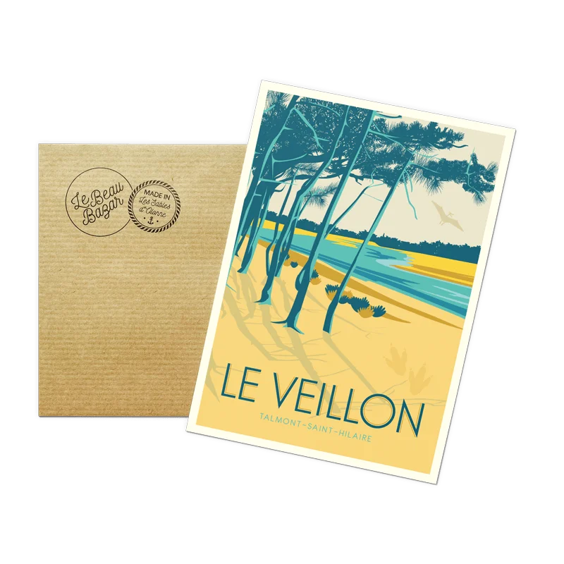 Plage du Talmont-Saint-Hilaire pays de la loire déco souvenir souvenirs made in France fabrication française Le Beau Bazar