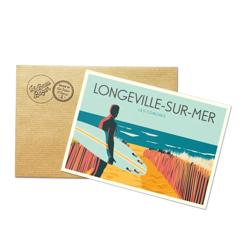 Longeville-sur-Mer Plage des Conches pays de la loire déco souvenir souvenirs made in France fabrication française Le Beau Bazar