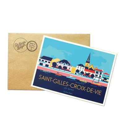 Saint-Gilles-Croix-de-vie quais pays de la loire déco souvenir souvenirs made in France fabrication française Le Beau Bazar