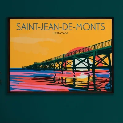 Estacade Saint Jean de Monts Vendée Pays de la Loire Le beau bazar SOUVENIRS 100% Made in France
