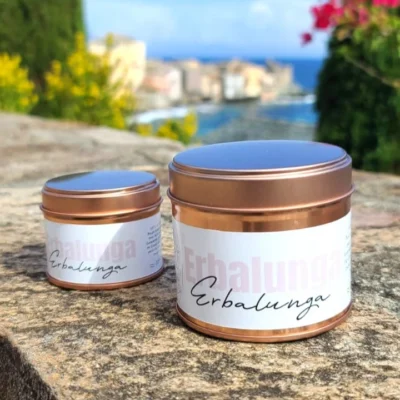 Bougie parfumée Erbalunga La fabriK' de Lili expérience unique 100% made in france idée cadeau déco SOUVENIRS souvenirs 100% naturelle fabrication française Corse