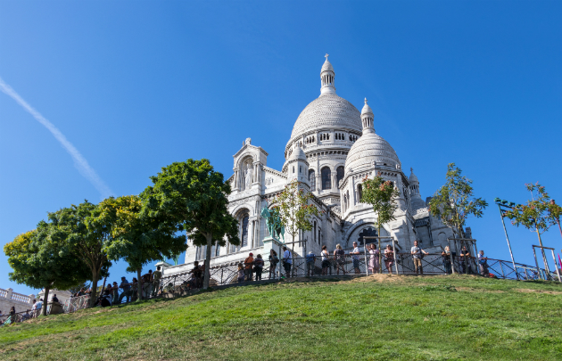 Sacré-Cœur, Blick, Paris, Frankreich, Sehenswürdigkeiten