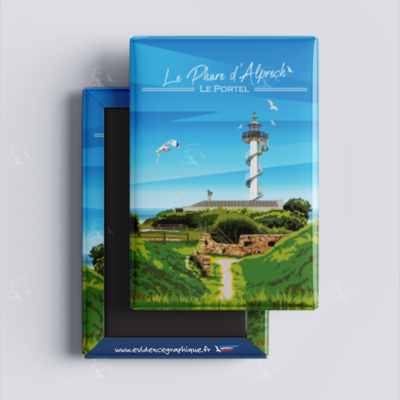magnet phare dalprech souvenirs cote dopale
