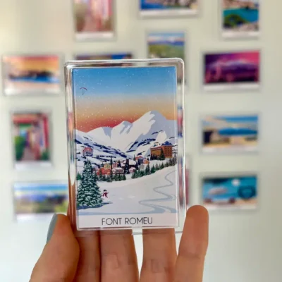 magnet font romeu souvenirs occitanie