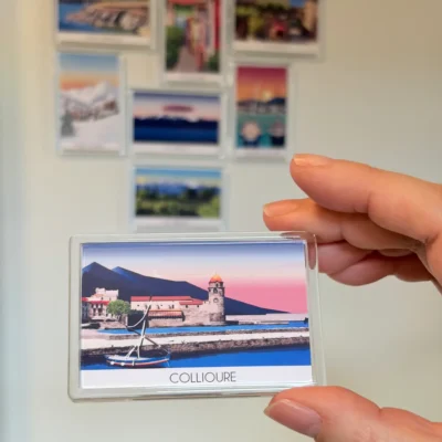 magnet collioure port souvenirs occitanie