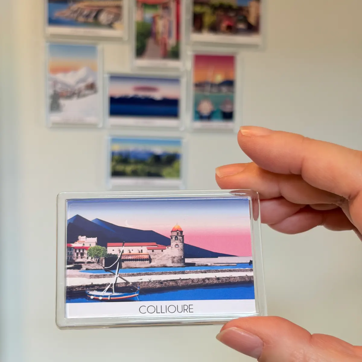 magnet collioure port souvenirs occitanie